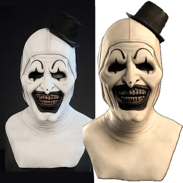  Art the Clown Halloween Cosplay Costume Masquerade Terrifier Cosplay Adults' Men's Women's Halloween Carnival Masquerade Halloween Party / Evening Masquerade Easy Halloween Costumes Dress Up