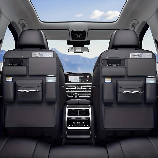  2023 nouveau sac de rangement pour dossier de siège de voiture gardez l'intérieur de votre voiture organisé & élégant avec des accessoires cargo