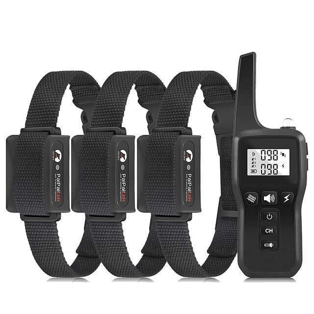  Hundetraining Anti-Bellen Halsband Schockhalsband Clicker Schockhalsband für Hunde mit Fernbedienung Geräte zum Bellen des Hundes Hund Multi-Funktional Elektrisch Hunde Haustiere Trainer Anti Bark