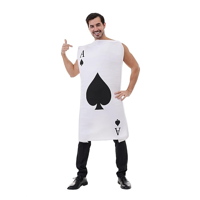 Ace of Diamonds Playing Cards Costume Ace of Spades Cosplay Outfit ...