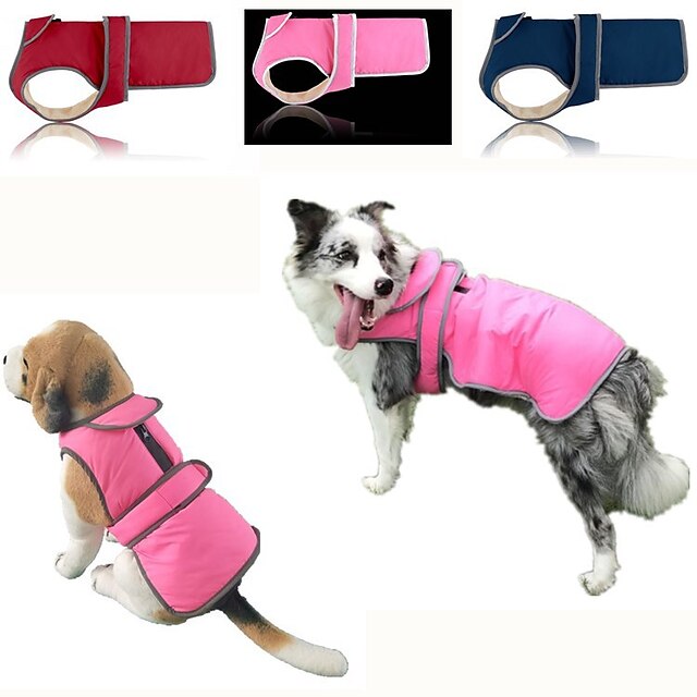  犬のコートのラペルペットの犬の服秋と冬の犬の服ペットの服犬の綿の服ベスト用品