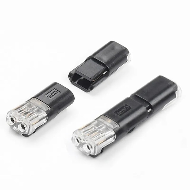  10 pz connettore rapido per collegare e scollegare il cavo di giunzione cavo terminale a crimpare cablaggio connettore per auto led 18-22awg connettore rapido senza saldatura senza buccia connettore