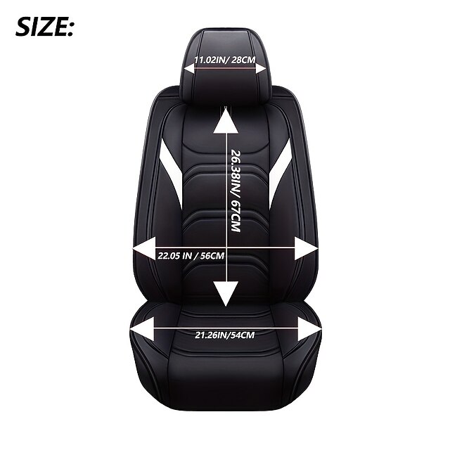 Universal Car Seat Covers Luxury Leather Seat Covers for Cars Full Set