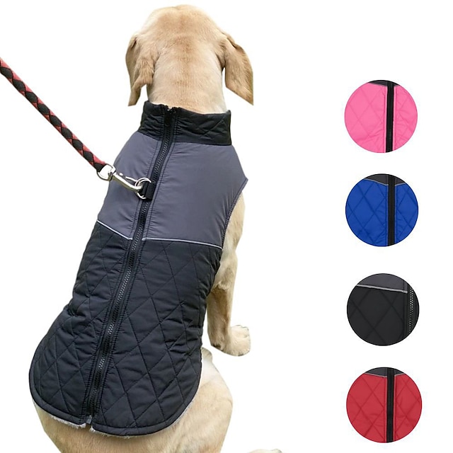  dog coat Chest Back Outdoor Pet Clothing Autumn And Winter Dog Clothing Waterproof Dog Clothing Wholesale Coat Cross Border Pet Cotton Coat