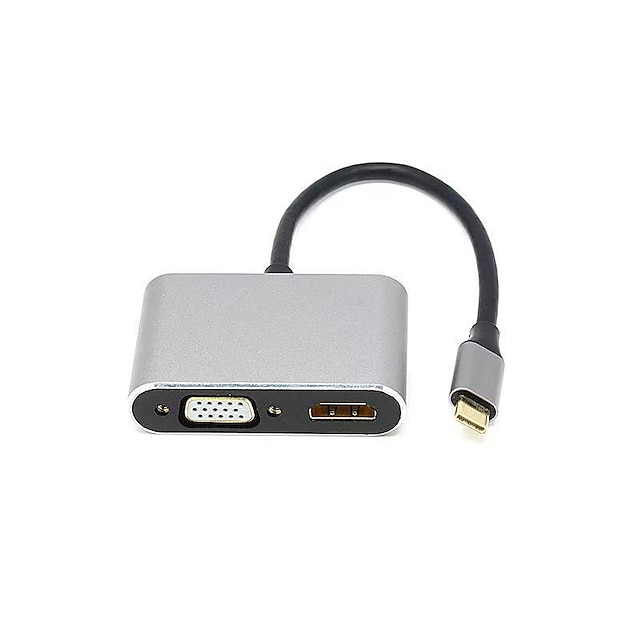  4k 30 Гц Type C-HDMI-совместимый USB-C-HDMI VGA Pd адаптер-конвертер USB 3.0-концентратор док-станция для MacBook Samsung S20 Xiaomi Huawei