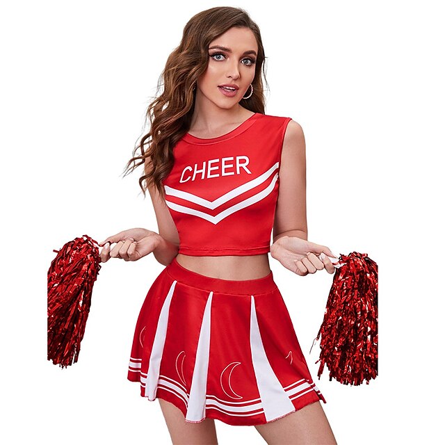 Cheerleader Sexy Costume Cosplay Costume Mini Skirt Uniform Womens For