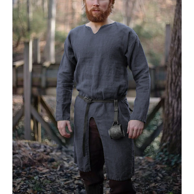 Medieval Renaissance 17th Century Shirt Tunic Warrior Viking Ranger ...