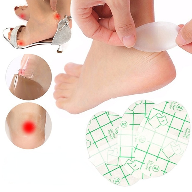  Adesivo per la protezione del piede da 20 pezzi Adesivo protettivo trasparente per tacchi alti Cuscini per piedi antidolorifici impermeabili