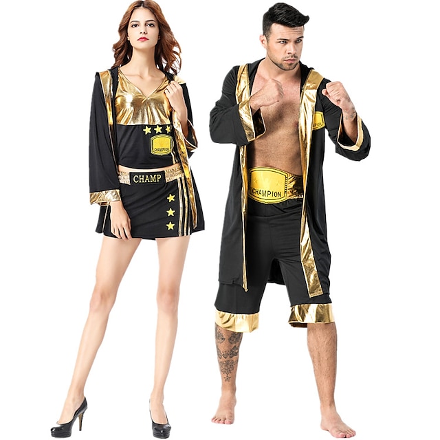 Couples Boxer Halloween Group Couples Costumes Men's Women's Movie ...