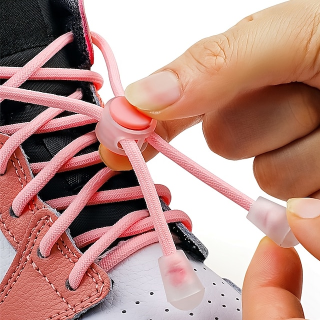  1 par de cordones para zapatos para adultos y niños, cordones elásticos para zapatillas