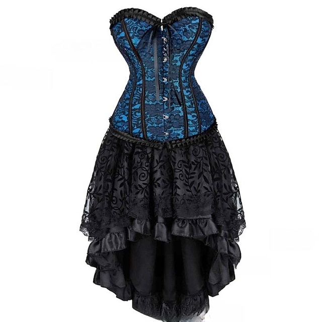 Retro Vintage Sexy Rococo Punk & Gothic Renaissance Dress Overbust ...