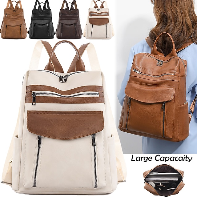 Women Designer Leather Backpack Fashion School Bag For Teenager Rucksack PU Backpack Mochila Feminina Trave knapsack Sac A Dos
