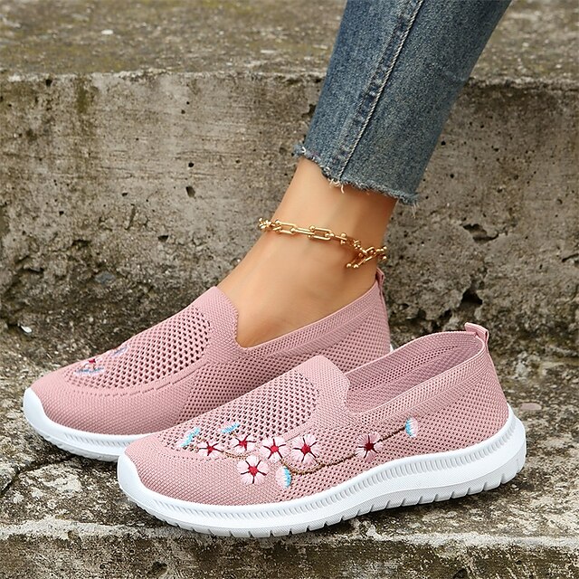 Women's Sneakers Slip-Ons Comfort Shoes Slip-on Sneakers Outdoor Daily ...