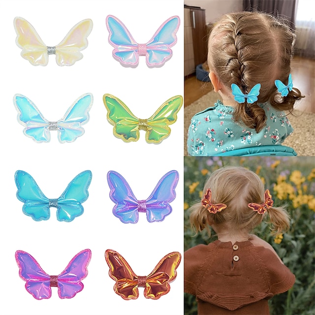  Toddler Girls' Sweet Outdoor / Casual / Daily Butterfly / Gradient PU Hair Accessories 1 / 2 / 3 One-Size
