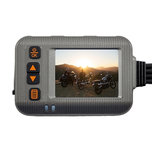  se20l motorcykeloptager vandtæt kamera med dobbelt linse kørsel videokamera dvr loop optagelse støtte fotooptagelse