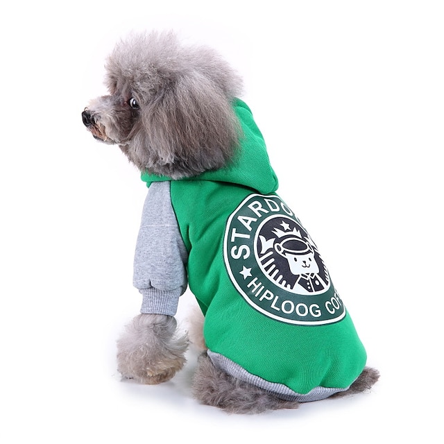  مستلزمات الحيوانات الأليفة ملابس الخريف الحيوانات الأليفة عارضة دافئة ملابس الكرتون لطيف الكلب