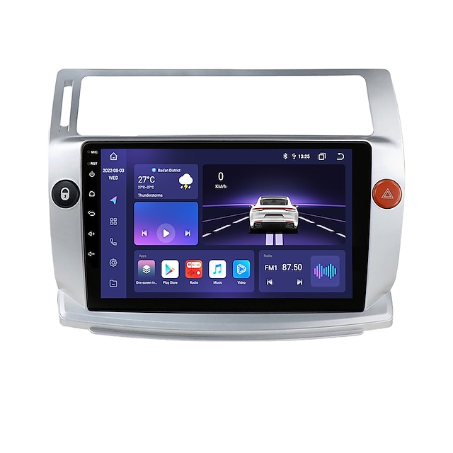  Car Radio Multimedia Video Player For Citroen C4 C-Triomphe C-Quatre 2004 - 2009 GPS Navigation Touch Screen DSP