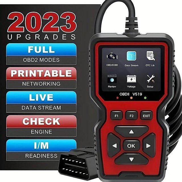  bilfeildiagnoseinstrument elm327 motorfeillesing datastrøm batterispenningsdeteksjonsverktøy