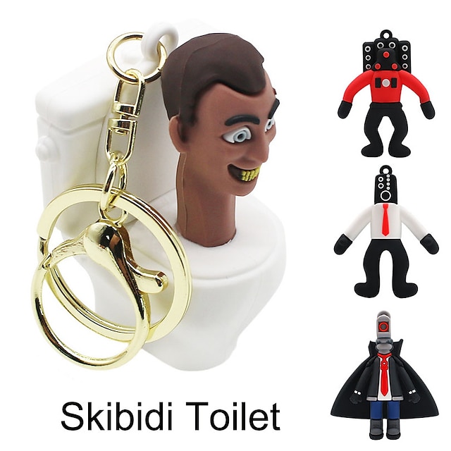 skibidi toilet sleutelhanger hanger, adventure game sleutelhanger game hanger, halloween cadeau