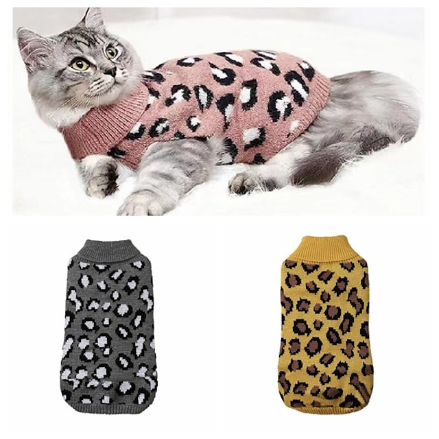  Hunder Katter Gensere Jumper Mote søt stil Vinter Pustende Myk Vaskbar Bekvem utendørs Fritid / hverdag Hundeklær for Bichon Frisé Pommeran ungt kjæledyr Sommerfugl Small