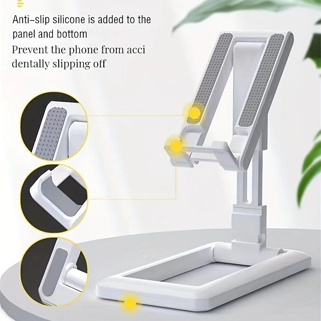  Phone Stand Portable Foldable Adjustable Phone Holder for Desk Compatible with All Mobile Phone Phone Accessory