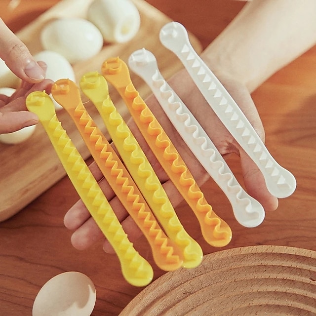 2Pcs/set Fancy Cut Eggs Cooked Eggs Cutter Home Boiled Eggs Creative