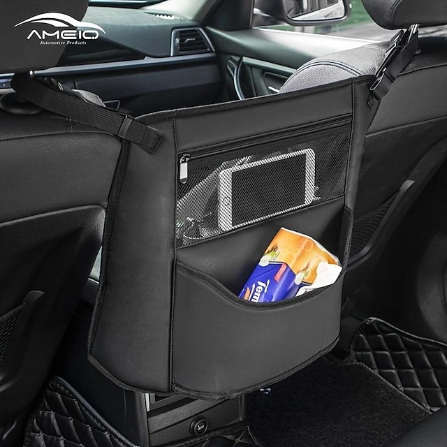  organize seu carro com a bolsa de couro ameiq – mantenha seu tecido de bolsa e cachorro de estimação seguros!