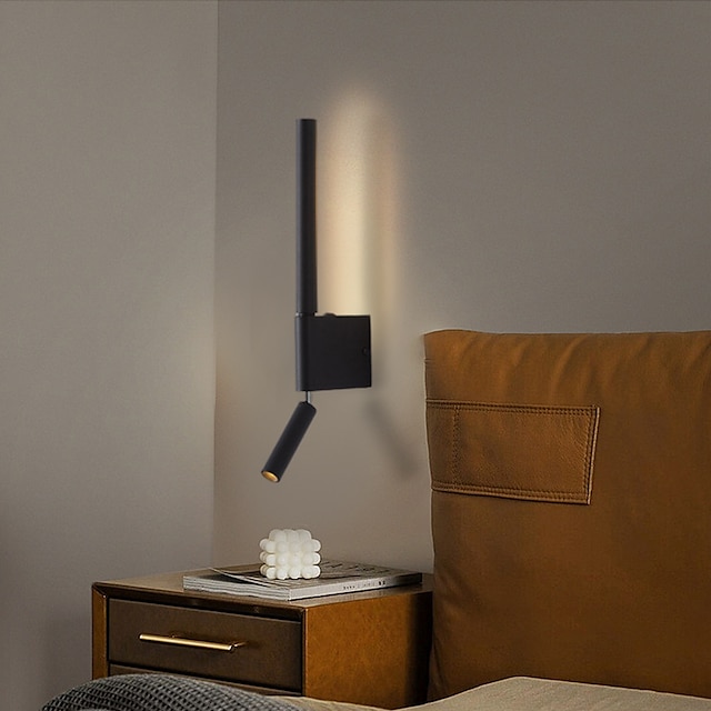  lightinthebox led wandkandelaar lamp binnen 40cm minimalistische lineaire strip wandmontage licht lang home decor verlichtingsarmatuur binnen muur wasverlichting voor woonkamer slaapkamer warm wit