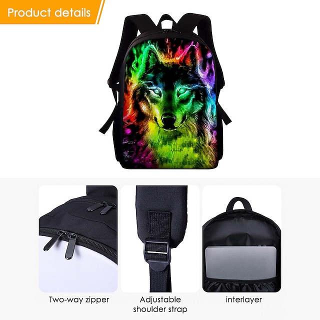 Wolf backpacks outlet for school