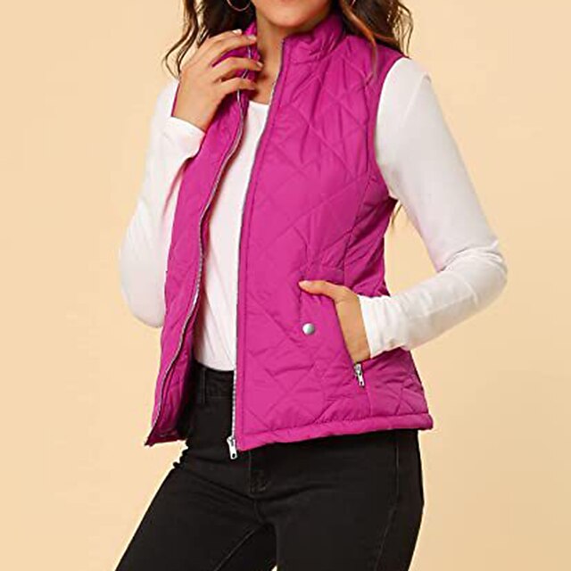 Women's Hiking Vest Sleeveless Top Outdoor Thermal Warm Quick Dry