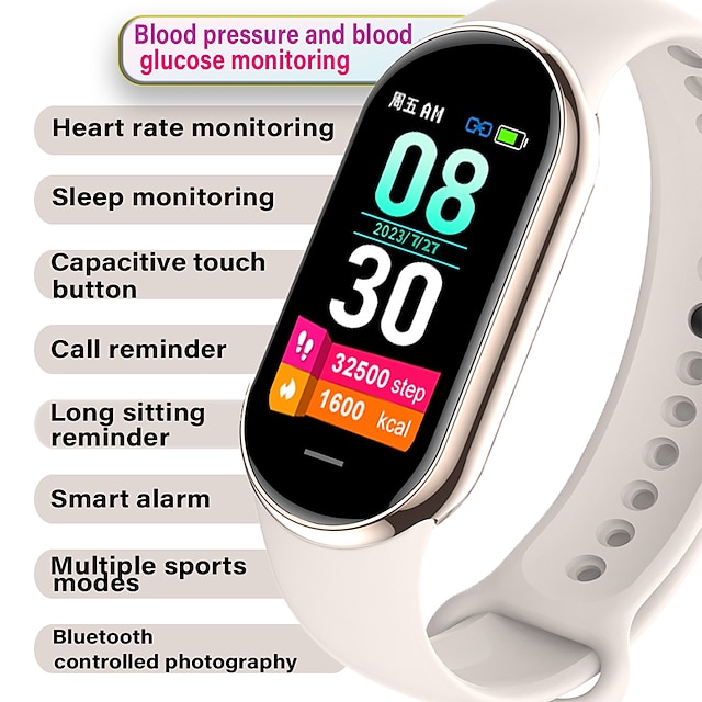  iMosi M8 Εξυπνο ρολόι 1.14 inch Έξυπνο ρολόι Bluetooth Βηματόμετρο Υπενθύμιση Κλήσης Παρακολούθηση Δραστηριότητας Συμβατό με Android iOS Γυναικεία Άντρες