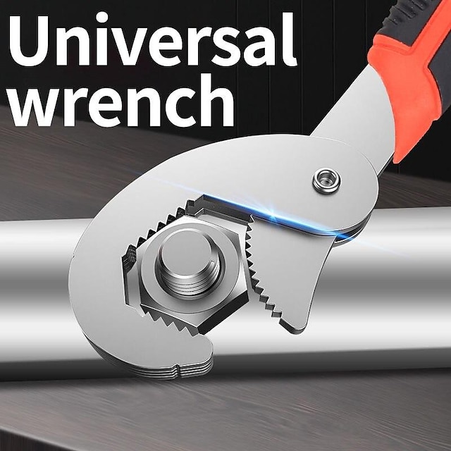  Adjustable Wrench Tool Universal Screw Plate Hand Multifunctional Large Opening Double Ended Wrench Adjustable Wrench Hardware