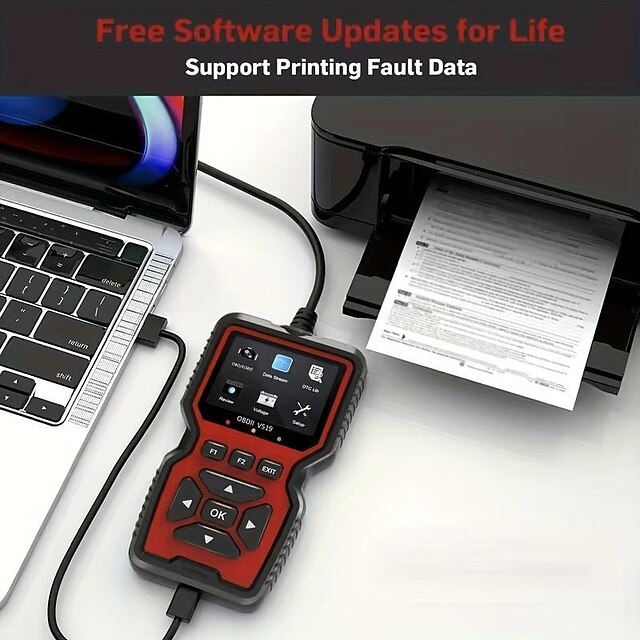 Automotive Fault Diagnosis Instrument Elm327 Engine Fault Reading Data