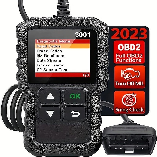  meta lansare x431 creader /cr3001 obd ii full power poate citi codul card mare