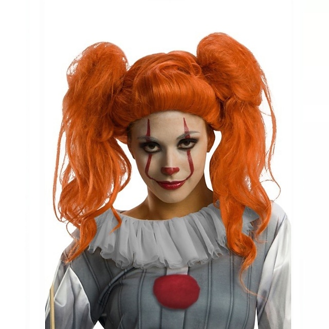  it pennywise paryk til kvinder halloween cosplay fest parykker