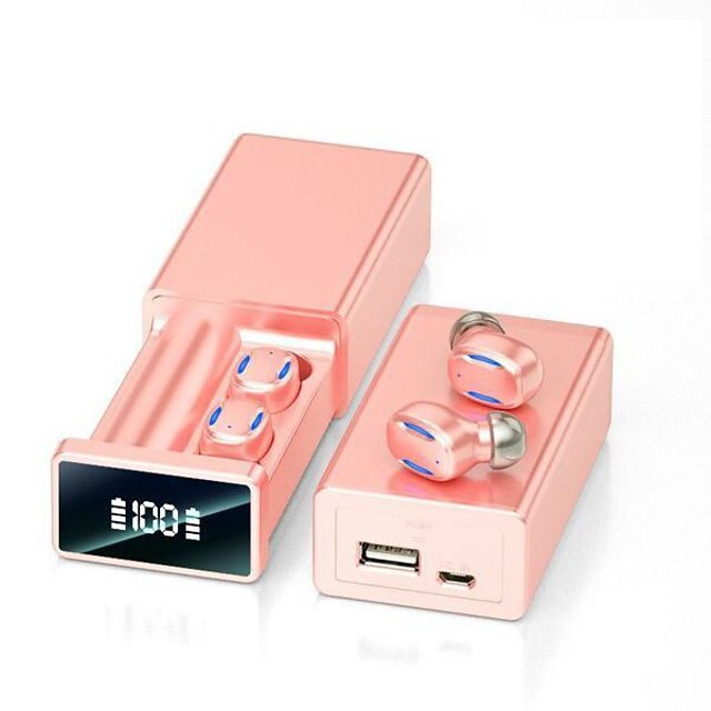 4 väriä stereo tws langaton bluetooth 5.2 kuulokkeet vedenpitävät urheilukuulokkeet mini in ear nappikuulokkeet cvc8.0 melua vaimentavat kuulokkeet mikrofonilla led näytön latauslaatikko