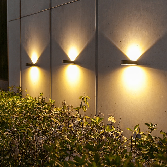  Kinkiet solarny zewnętrzne oświetlenie domu oświetlenie uliczne balkon atmosfera mycie ścian światło punktowe ogród stopni ogrodzenia dziedziniec wodoodporna lampa krajobrazowa