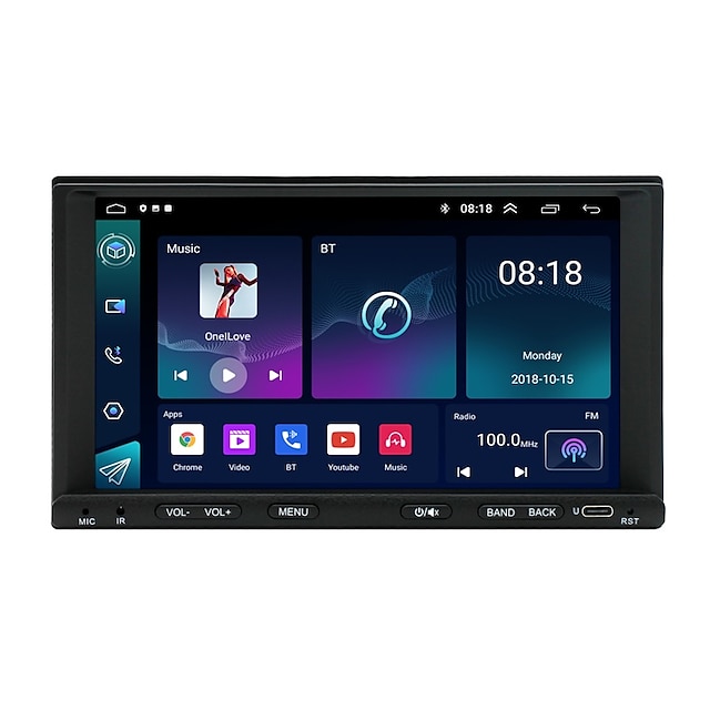  olevo car radio video player hd screen 2 din 7 inch android universal autoradio gps wifi usb type-c car multimedia system