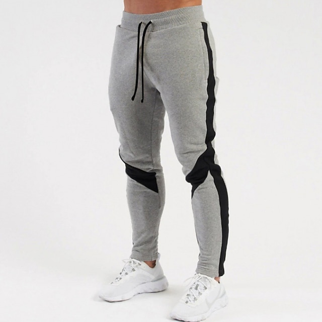 Men's Sweatpants Joggers Trousers Pocket Stripe Comfort Breathable ...
