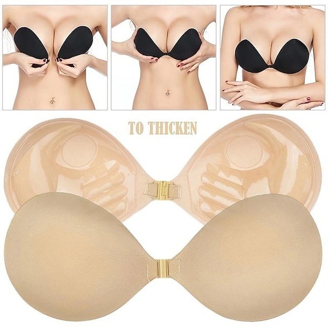  Breathable and Seamless Nipple Stickers for Push Up Paste Bra - Non-Slip and Anti-Sagging - Women's Lingerie and Underwear Accessories