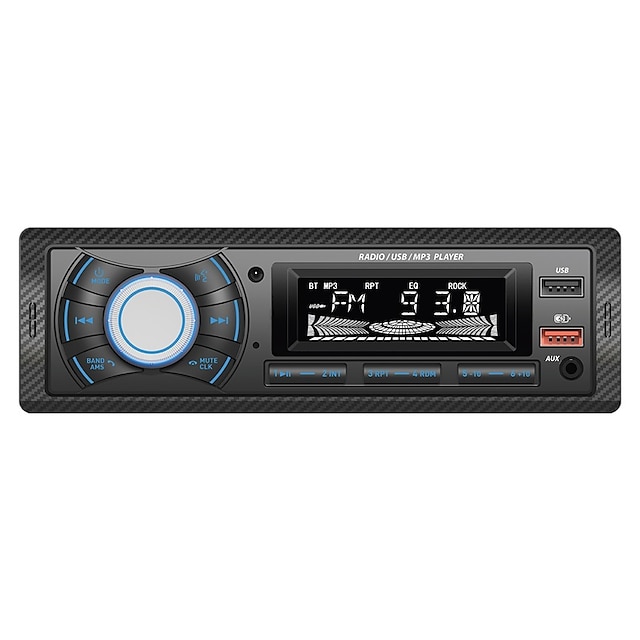 1 din bilradio mp3-afspiller fm-tuner stereo usb bilstereo sd tf usb multimedie autoradioafspiller fjernbetjening bluetooth