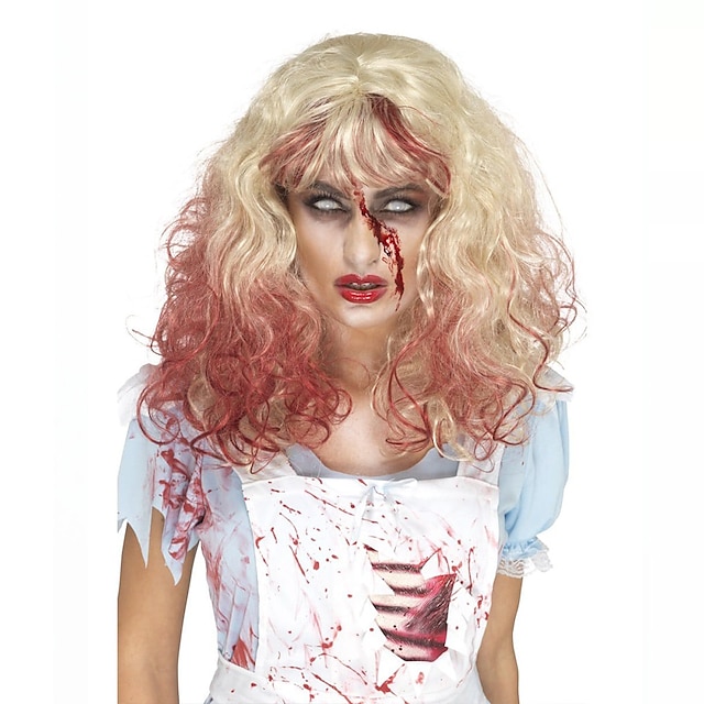  Zombie blutige Alice Perücke Halloween Cosplay Party Perücken