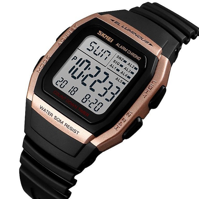  Relojes Deportivos Digitales Impermeables para Hombre Reloj de Cuarzo Militar Reloj de Pulsera Masculino