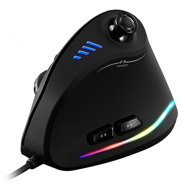  herní myš programovatelná 11 tlačítek usb kabelová rgb optická dálková ergonomická myš herní myši pro pubg lol