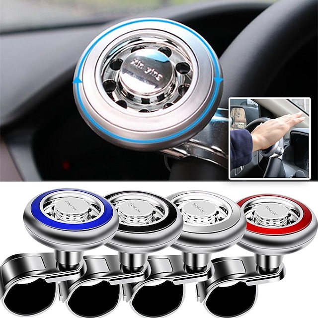  Car Truck Power Steering Wheel Spinner Booster Aid Knob Ball Handle Clamp