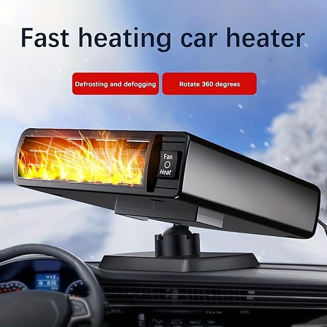  Car Heater Speed Hot Fan Car Electric Heater Large Truck Car Heater Car Defrosting Defogger