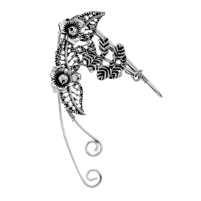 Elf Halloween Ear Cuffs Punk Gothic Adults' Unisex Halloween Carnival Mardi Gras Easy Halloween Costumes Dress Up 7