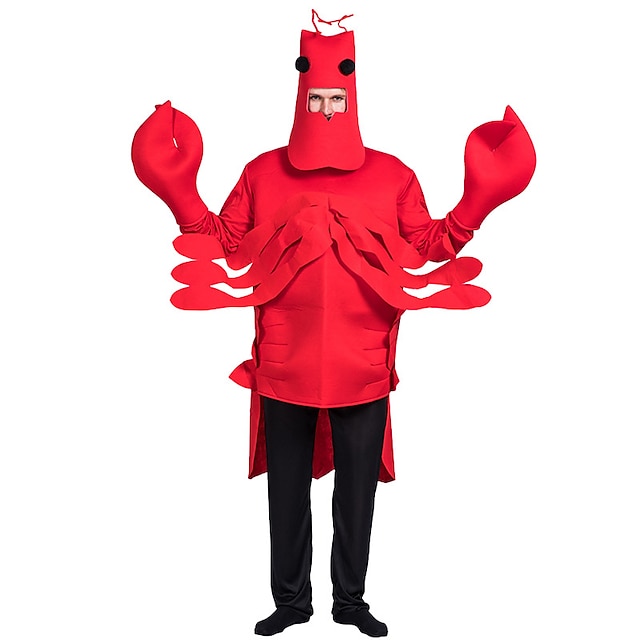  King Crab Cosplay Costume Funny Costumes Adults' Men's Women's Cosplay Funny Costume Performance Halloween Masquerade Halloween Masquerade Mardi Gras Easy Halloween Costumes