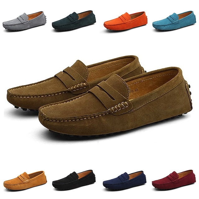 Men's Loafers & SlipOns Suede Shoes Driving Shoes Light Soles Plus
