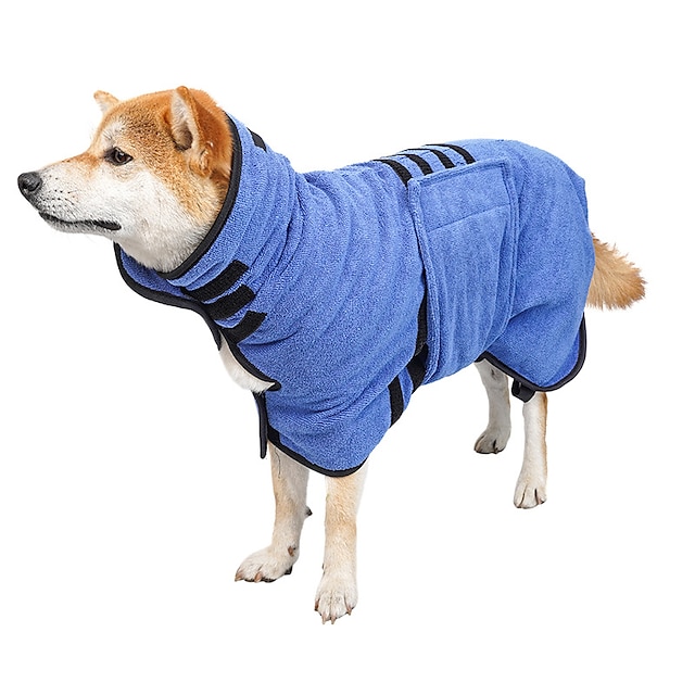  sneldrogende hondenhanddoek rondom omwikkeld met een verdikte badjas voor huisdieren, populaire badhanddoek voor honden